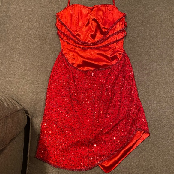 Precious Formals Sequined Dance / Party Dress - Picture 5 of 8